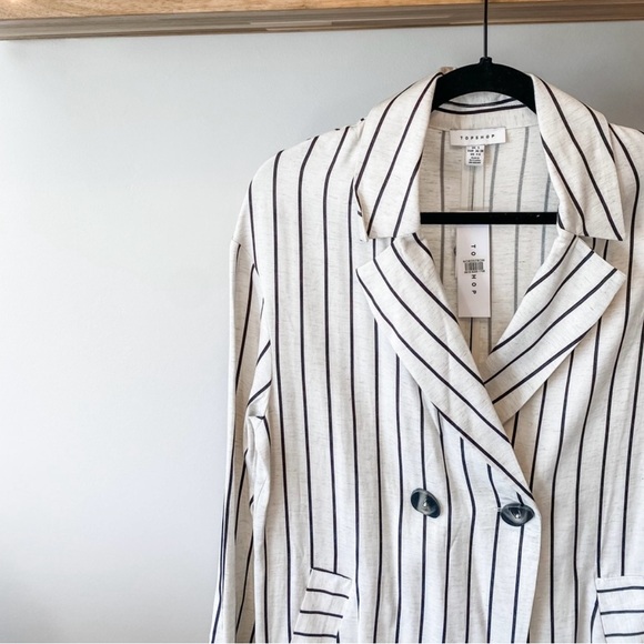 Topshop Button Coat - Picture 3 of 10